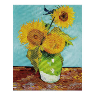 Sunbloemen Vincent van Gogh Perfect Poster