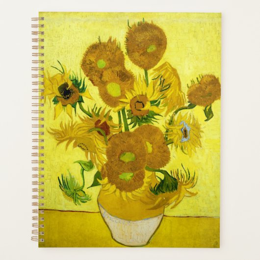 Sunbloemen Vincent van Gogh Planner (Voorkant)