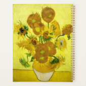 Sunbloemen Vincent van Gogh Planner (Achterkant)