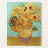 Sunbloemen Vincent van Gogh Planner (Achterkant)