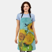 Sunbloemen Vincent van Gogh Schort (Gedragen)