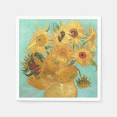 Sunbloemen Vincent van Gogh Servet (Voorkant)