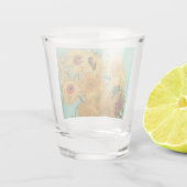 Sunbloemen Vincent van Gogh Shot Glas (Achterkant)