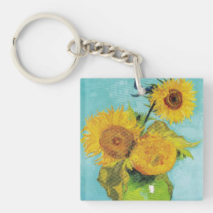 Sunbloemen Vincent van Gogh Sleutelhanger
