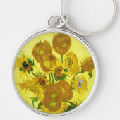 Sunbloemen Vincent van Gogh Sleutelhanger (Voorkant)