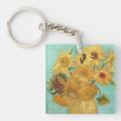 Sunbloemen Vincent van Gogh Sleutelhanger (voorkant)