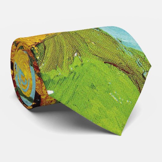 Sunbloemen Vincent van Gogh Stropdas (Opgerold)