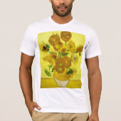 Sunbloemen Vincent van Gogh T-shirt (Voorkant)