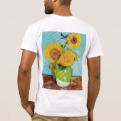 Sunbloemen Vincent van Gogh T-shirt (Achterkant)