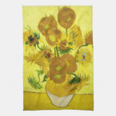 Sunbloemen Vincent van Gogh Theedoek (Verticaal)