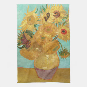 Sunbloemen Vincent van Gogh Theedoek