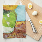 Sunbloemen Vincent van Gogh Theedoek (Quarter Fold)