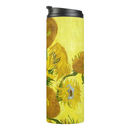 Sunbloemen Vincent van Gogh Thermosbeker (Geroteerd rechts)