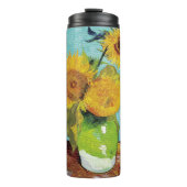 Sunbloemen Vincent van Gogh Thermosbeker (Voorkant)