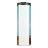 Sunbloemen Vincent van Gogh Thermosbeker (Achterkant)