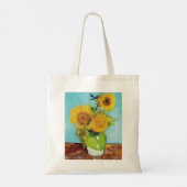 Sunbloemen Vincent van Gogh Tote Bag (Achterkant)