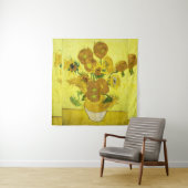 Sunbloemen Vincent van Gogh Wandkleed (In situ)