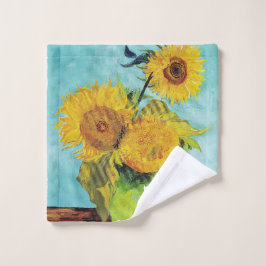 Sunbloemen Vincent van Gogh Washandje