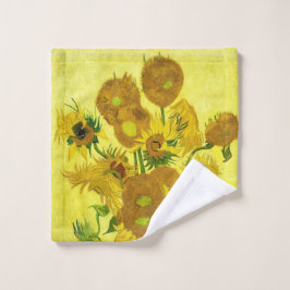 Sunbloemen Vincent van Gogh Washandje