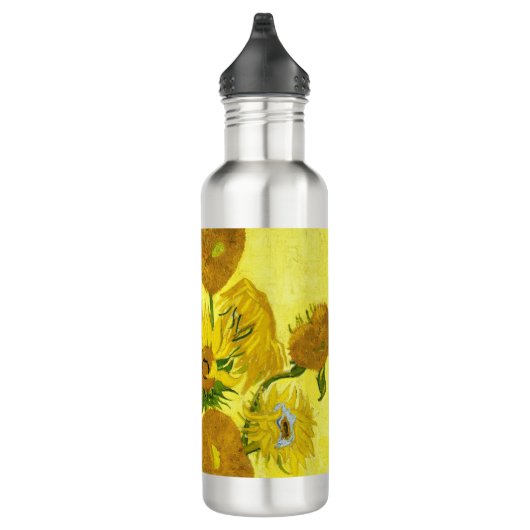 Sunbloemen Vincent van Gogh Waterfles (Rechts)