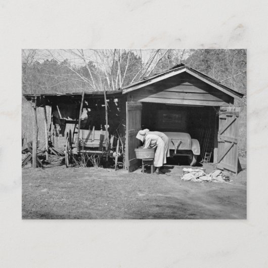 Sunbonnet Damon Wash Day, 1936 Briefkaart (Voorkant)