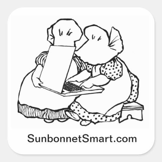 Sunbonnet Smart Grote Stickers (Voorkant)
