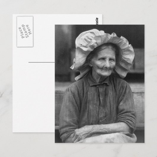 Sunbonnet Style, 1930 Briefkaart (Voorkant / Achterkant)