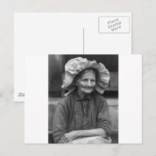 Sunbonnet Style, 1930 Briefkaart (Voorkant / Achterkant)