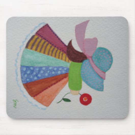 Sunbonnet Sue Mousepad Muismat (Voorkant)