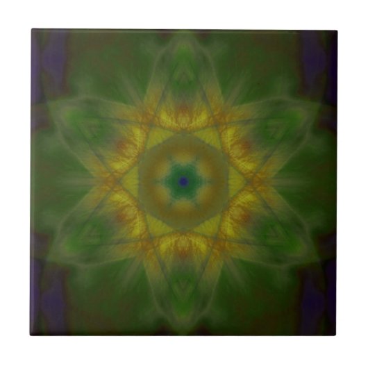 Sunbow Mandala Tegeltje (Voorkant)