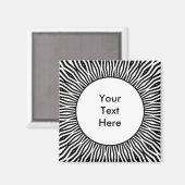 Sunburst 01 magneet (Voorkant / Achterkant)