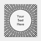 Sunburst 02 magneet (Voorkant)