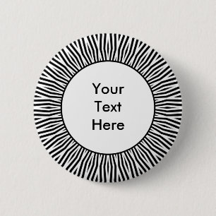Sunburst 02 ronde button 5,7 cm