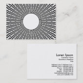 Sunburst 02 visitekaartje (Voorkant / Achterkant)