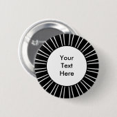 Sunburst 03 ronde button 5,7 cm (Voorkant /achterkant)