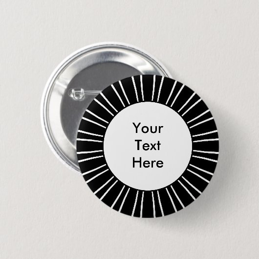 Sunburst 03 ronde button 5,7 cm (Voorkant /achterkant)