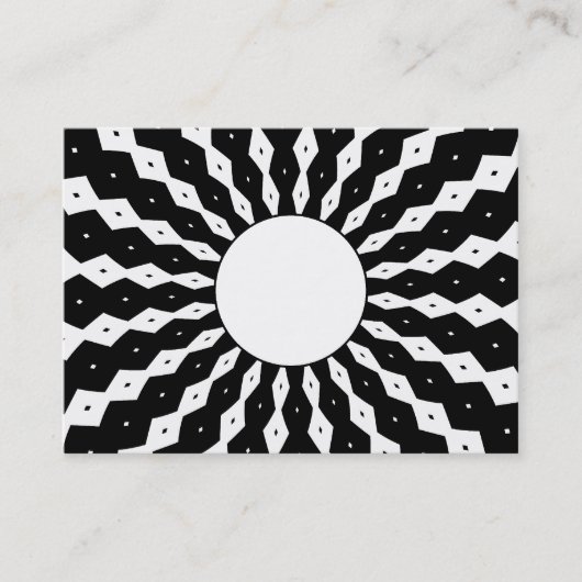 Sunburst 04 visitekaartje (Voorkant)