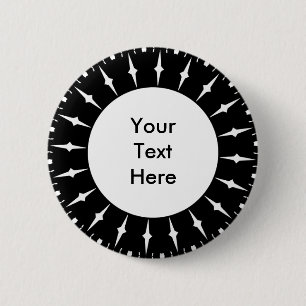 Sunburst 05 ronde button 5,7 cm