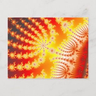 Sunburst 1.1 - Fractal Briefkaart