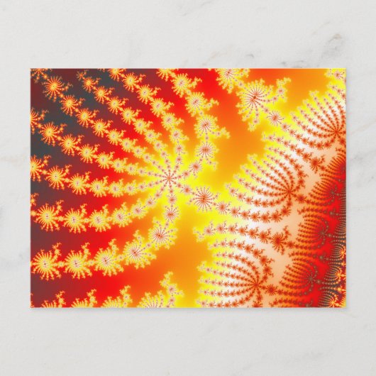 Sunburst 1.1 - Fractal Briefkaart (Voorkant)