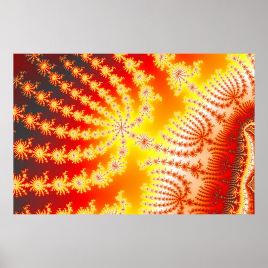 Sunburst 1.1 - Fractal Poster (Voorkant)