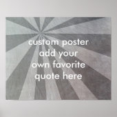 sunburst aangepaste poster voegt je prijsopgave to (Voorkant)