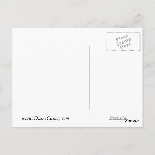 Sunburst, Abstracte Star Circle Dance Briefkaart (Achterkant)