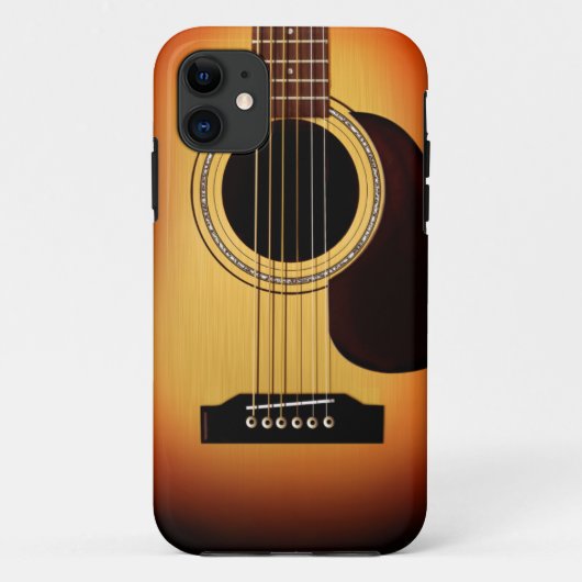 Sunburst Acoustic Guitar Case-Mate iPhone Case (Achterkant)