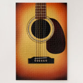 Sunburst Acoustic Guitar Legpuzzel (Verticaal)