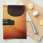 Sunburst Acoustic Guitar Theedoek (Quarter Fold)