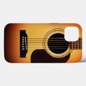 Sunburst Akoestische Gitaar Case-Mate iPhone Case (Achterkant (horizontaal))