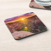 Sunburst bij Canyon de Chelly, AZ Drankjes Onderzetter (Linkerzijde)