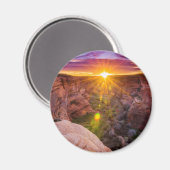 Sunburst bij Canyon de Chelly, AZ Magneet (Voorkant / Achterkant)