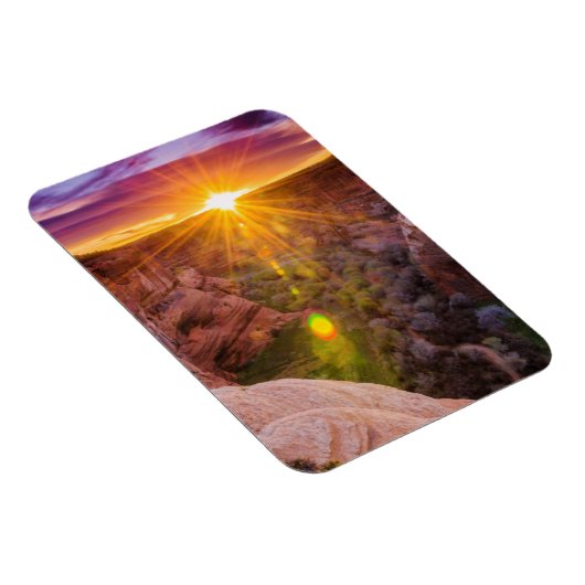 Sunburst bij Canyon de Chelly, AZ Magneet (Rechterzijde)